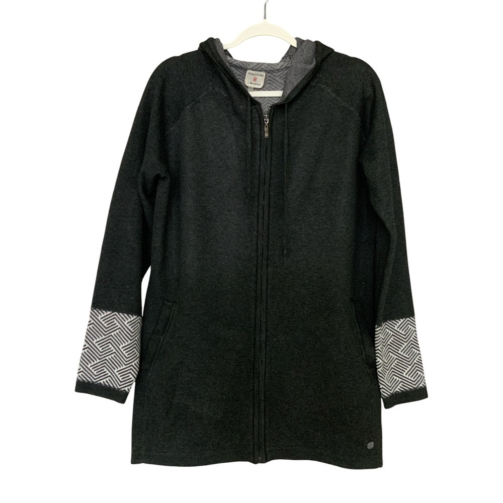 Sioni Athleisure Hooded Sweater Jacket L